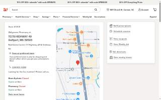Walgreens of Gulfport website
