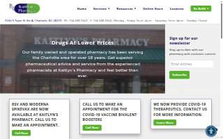 Kaitlyn's Pharmacy website