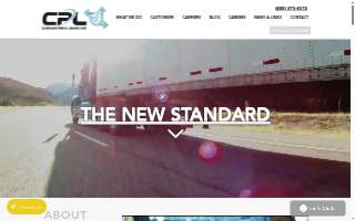 Custom Pro Logistics website