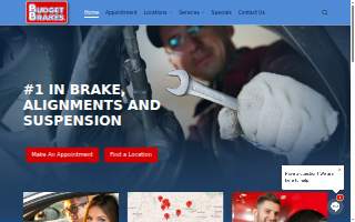 Budget Brakes of Knoxville website