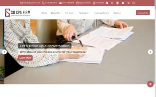 SQ CPA Firm website