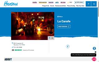 La Carafe website