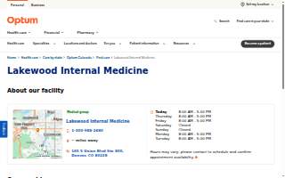 Lakewood Internal Medicine website