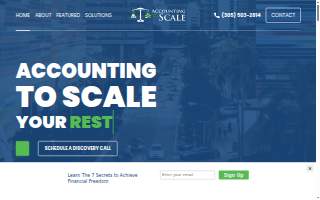 Accounting to Scale of Miami website