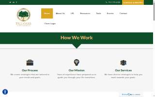 Tall Oaks Advisors of Overland Park website