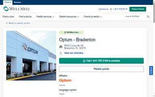 Optum - Bradenton website