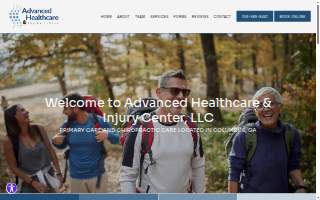 Advanced Healthcare & Injury Center website