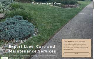 Yorktown Yard Care website