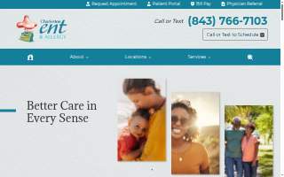 Charleston ENT & Allergy of Orangeburg website