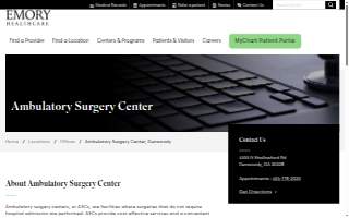 Emory Ambulatory Surgery Center website