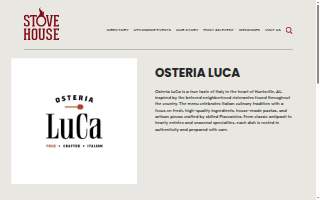 Osteria LuCa website