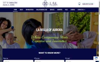 La Bella of Aurora website
