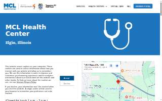 MCL Health Center - Elgin website