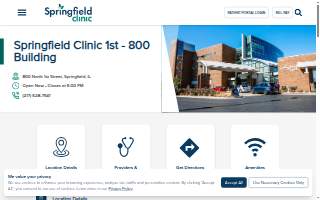 Springfield Clinic 1st - 800 Building website
