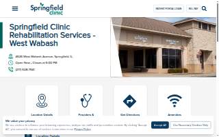Springfield Clinic Rehabilitation Services - West Wabash website