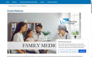 Vista Physician Group website