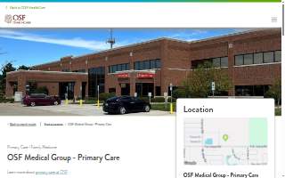 OSF Medical Group - Primary Care of Normal website