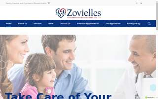 Zovielles Family Medical and Behavioral Health Care, LLC website