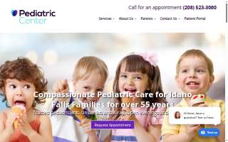 The Pediatric Center | Idaho Falls website
