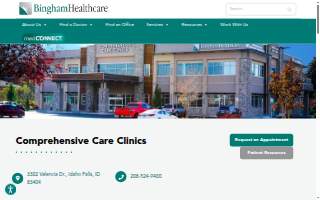 Comprehensive Care Clinics website