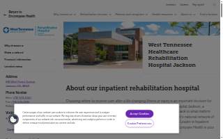 West Tennessee Healthcare Rehabilitation Hospital Jackson website
