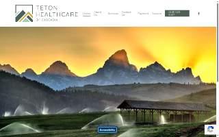 Teton Healthcare of Cascadia website