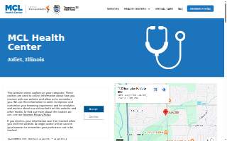 MCL Health Center - Joliet website
