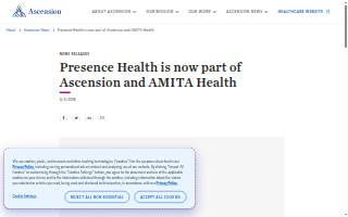 Presence Health website