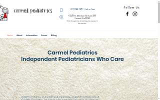 Carmel Pediatrics website