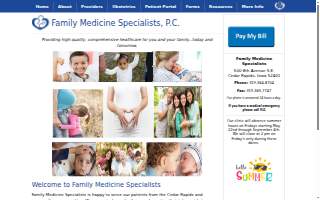 Family Medicine Specialists, P.C. website