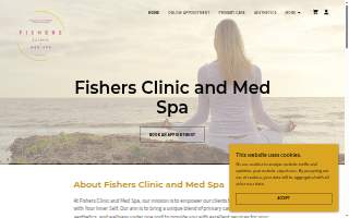 Fishers Clinic and Med Spa website