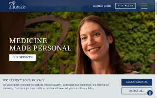 Priority Physicians of Fishers website