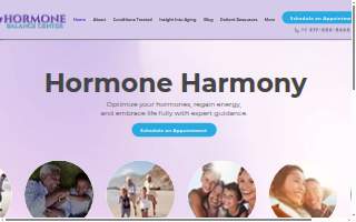 Hormone Balance Center website