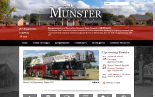 Munster Family Health Center website