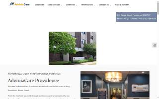 AdviniaCare Providence website