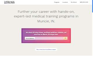 Ross Medical Education Center of Muncie website