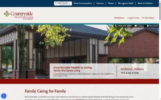 Countryside Family-first Senior Living website