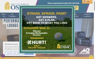 Orthopaedic & Sports Medicine Clinic website