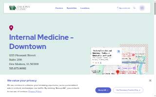 The Iowa Clinic Internal Medicine - Methodist Medical Center Plaza II website