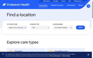Endeavor Health Specialty Care - Arlington Heights on Rand Road website