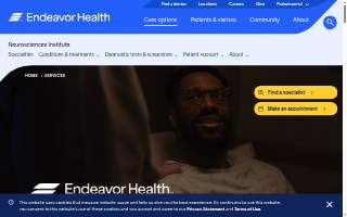 Endeavor Health Neurosurgery at Northwest Community Hospital website