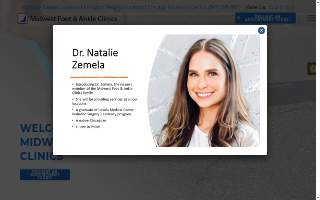 Midwest Foot and Ankle Clinics website