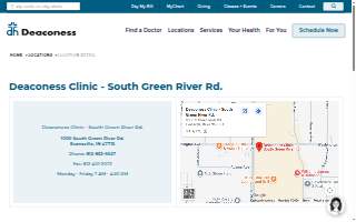 Deaconess Clinic - South Green River Rd. website