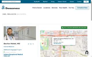 Indiana Exceptional Medical Care website