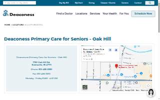 Deaconess Primary Care for Seniors - Oak Hill website