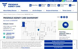 Quad Cities Kidney Center website