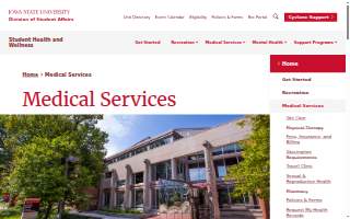 Thielen Student Health Center website