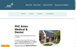 Primary Health Care Medical & Dental - Ames website