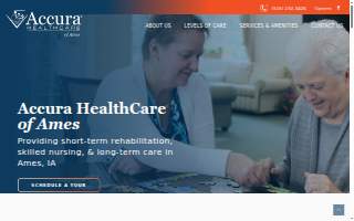 Accura HealthCare of Ames website