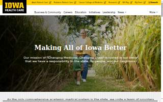 UI Health Care Internal Medicine Department website